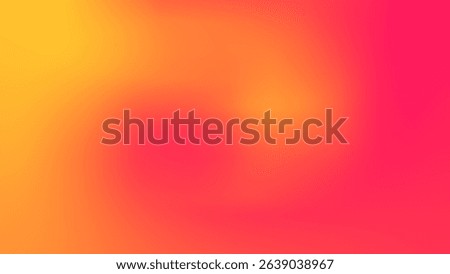A vibrant and smooth gradient background transitions from shades of warm orange to cool pink tones.