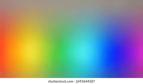 Vibrant spectrum gradient background exhibits smooth transitions across the visible light range