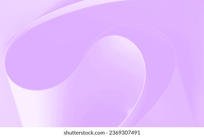 Vibrant Twisted Paper Background Design 库存插图