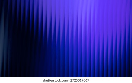 Vibrant violet and blue gradient background with rhythmic line shapes. Colorful artistic wallpaper with smooth transitions and vertical stripes.