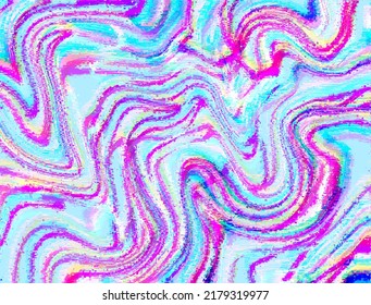 Video Interference, New Retro Wave, Glitches, Abstract Background, Modern Texture, 70-80s Style Retro Background, Rainbow Background, VHS Effect