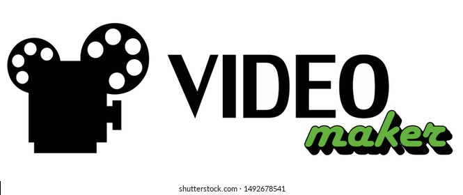 Video Maker Words And Video Icon