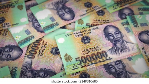 Vietnam Dong Sheet Money Print 3d Stock Illustration 2149810685 ...