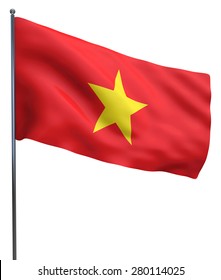 Vietnam Flag Icon Stock Vector (Royalty Free) 293665997