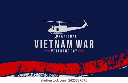 Vietnam War Veterans Day poster. Vector background	 - Powered by Shutterstock