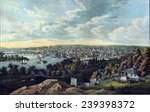 View of Georgetown, in Washington, D.C., in 1855.