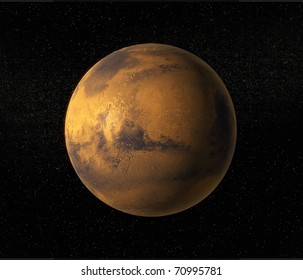 A view planet Mars