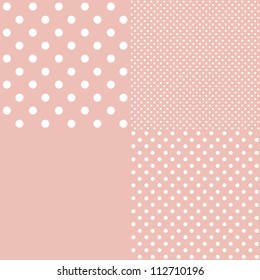 Vintage Background Polka Dot Retro Pattern Stock Illustration 112710196