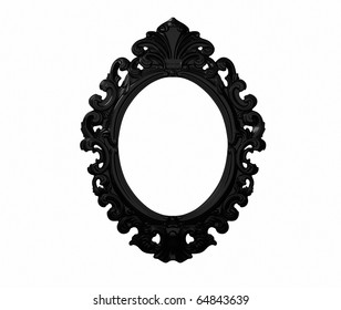 Vintage Black Ornate Frame