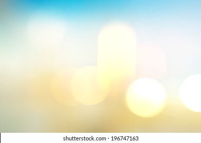 Vintage blurry light and subtle photographic bokeh background