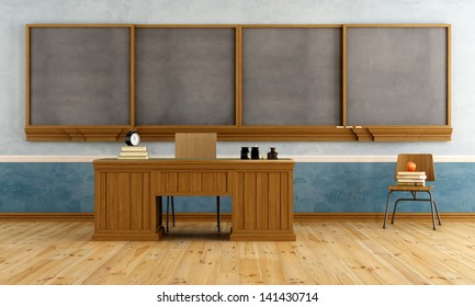 Teachers Desk Images Stock Photos Vectors Shutterstock