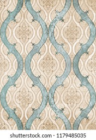 Vintage Damascus, Wallpaper Pattern, Ornament