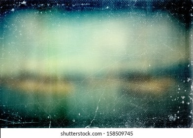 Vintage Distressed Blurry Photo Background