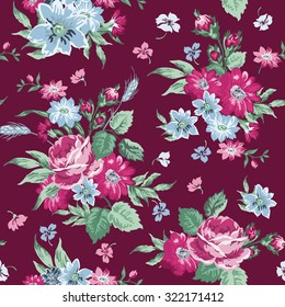 Upholstery Patterns Flower Pattern Stock Illustration 1929821444 ...