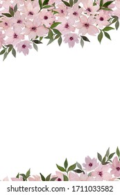 Watercolor Floral Template Wedding Cards Invitations Stock Illustration ...