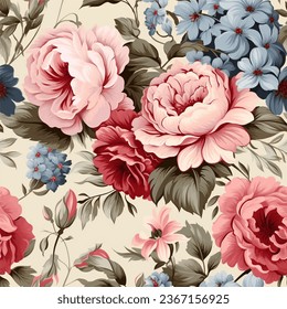  floral vintage con