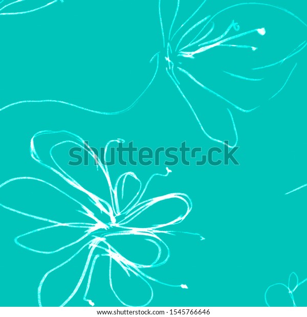 Vintage Hand Drawn Flower. Neo Grunge Artwork.\
Leaves Blue Artwork. Vintage Hand Drawn Flower Background.\
Watercolour Artistic Foliage Texture.\
Blue