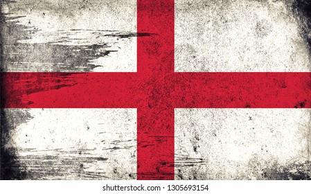 Vintage Old Flag England Art Texture Stock Illustration 1305693154 ...