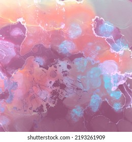 Vintage Paint Oil. Indian Seamless Print. Unusual Paint Swatch Pattern. Water Paint Beauty. Chic Watercolor. Textures Seamless. Multi 