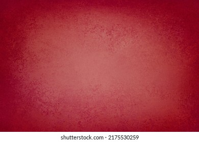 Vintage Red Background Texture, Elegant Classy Christmas Background With Dark Vignette Border, Old Red Paper In Solid Color Design With Distressed Grunge Textured Border