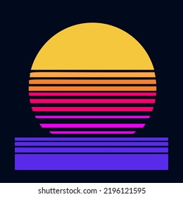 8,306 Retro striped sunset Images, Stock Photos & Vectors | Shutterstock