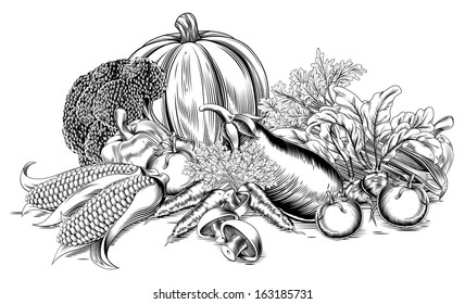 Drawing Black White Foods Images Stock Photos Vectors Shutterstock