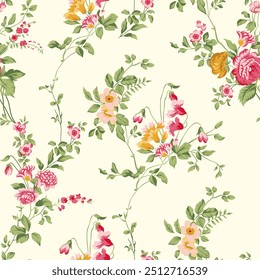  floral inconsútil Antiguas