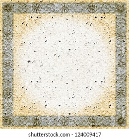 Vintage square border background