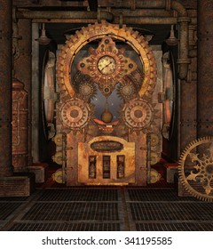 Vintage Steampunk Room