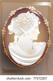 Vintage Victorian Cameo