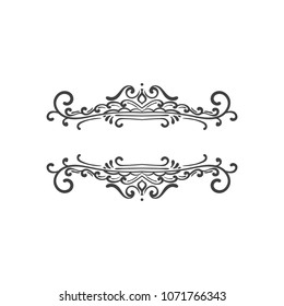 Vintage Vignette Borders On Black Background Stock Vector (Royalty Free ...