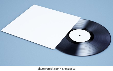 Vinyl 3d Rendering Mockup