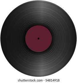 Vinyl Long Play Record Stock Illustration 54814918 