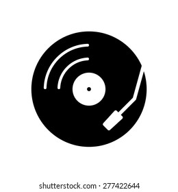 Vinyl Record Turntable Icon