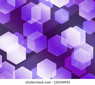 Violet Hex Bokeh Background Stock Illustration 120104935 | Shutterstock