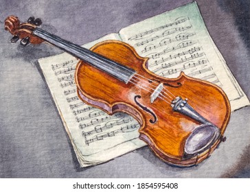 1,172 Watercolor Orchestra Images, Stock Photos & Vectors | Shutterstock