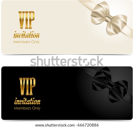 VIP card with gold elements