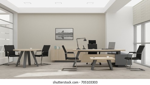 VIP Office Furniture 3D Rendering