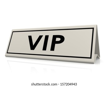 VIP table sign
