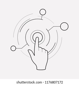 Touch Control Icon Images Stock Photos Vectors Shutterstock