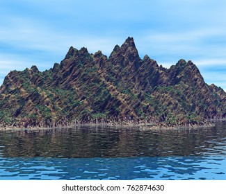 virtual landscapes 3D rendering