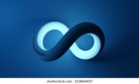 Virtual reality infinite symbol community connection of metaverse world global network technology system and abstract loop sign element on innovation digital communication. 3d rendering - Powered by Shutterstock