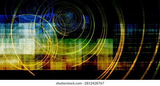 Virtual Reality Interface Background Created Specifically For Immersive Experience