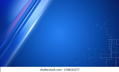 Virtual Studio Set Background.News Background.abstract Virtual Screen Background.Ppt, Poster, Banner, Blue Broadcast Background.