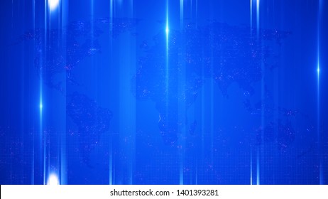 Virtual Studioworld Map Studio Background Stock Illustration 1401393278