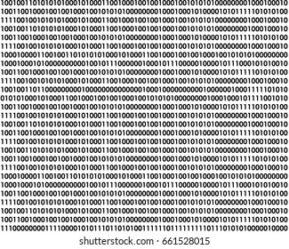 Virus Computer In The Binary Numeral System Screen Background