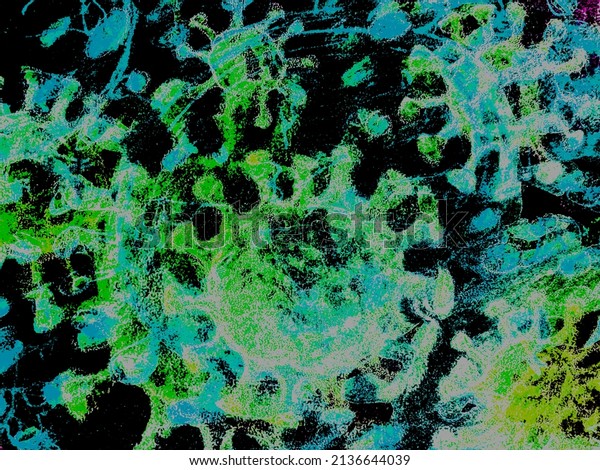 Virus Germs. Yellow Immune Diseases. Colorful\
Respiratory Virus. Bright Background. Human Cells Background. White\
Virus Bacteria. Car T\
Cell.