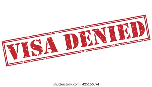 Visa Denied Stamp