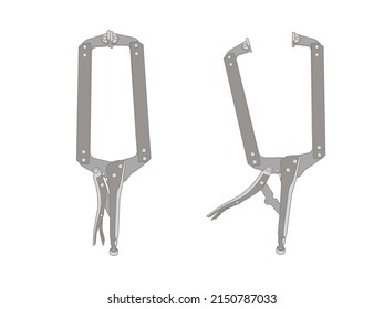 Vise Grip Locking C-clamp Pliers