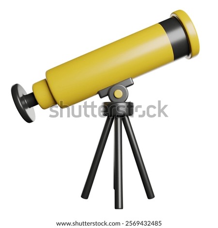 Visionary Succes Strategy 3D Rendering Icon Illustration